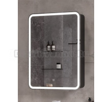 Зеркало-шкаф EQUIL Eltoro 60 R с подсветкой, black matt