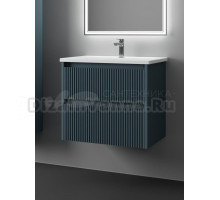 Тумба с раковиной Veneciana Alterno 70 подвесная, матовая серая