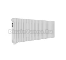 Радиатор стальной трубчатый Kohr Heim SRC01-3037/28H01 3 трубы, 28 секций, нижнее универсальное подключение, белый