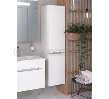 Шкаф-пенал для ванной Aqua de Marco Olivia 40 R подвесной, глянцевый белый