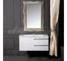 Мебель для ванной комнаты Armadi Art NeoArt 100 white с ручками Luce хром, зеркало Soho