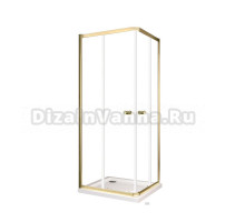 Душевой уголок Huppe X0 KY K K2S2 T 90х90, золото