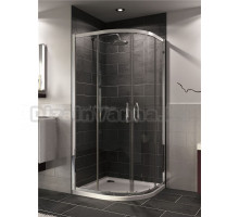 Душевой уголок Huppe X1 KY K K2S2 T R550 90х90, глянцевое серебро
