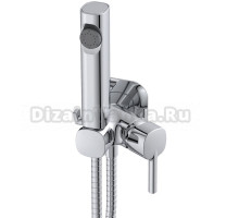 Гигиенический душ Haiba HB5518 со смесителем, С ВНУТРЕННЕЙ ЧАСТЬЮ, хром