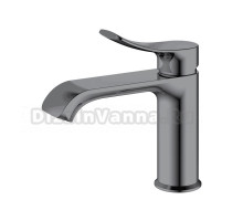 Смеситель для раковины Haiba HB10553-3 оружейная сталь