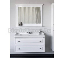 Мебель для ванной комнаты Comforty Феррара 100 подвесная, белый глянец