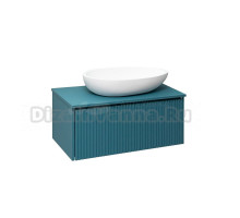 Тумба с раковиной Aqua de Marco Monaco 80 подвесная, аквамарин