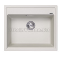 Мойка кухонная Abber Quarz AQ2902W матовая белая