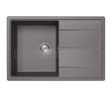 Мойка кухонная Abber Quarz AQ2904G матовая серая