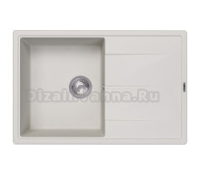 Мойка кухонная Abber Quarz AQ2904W матовая белая