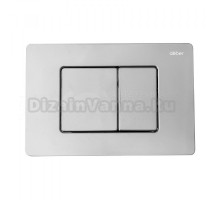 Кнопка смыва для унитаза Abber AC0120 нержавеющая сталь, цвет глянцевый хром