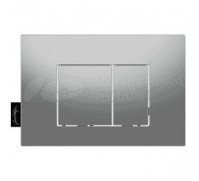 Кнопка смыва для унитаза Jacob Delafon E38065-CP пластик, цвет глянцевый хром, с антибактериальным покрытием