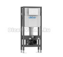 Инсталляция для унитаза Abber AC0106 с креплением в пол, с регулировкой по высоте