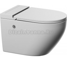 Унитаз подвесной Abber Bequem AC1126P с микролифтом, белый