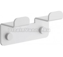 Крючок BELZ B9002-8 белый, на шурупах