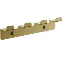 Крючок BELZ B9004-5 брашированное золото, на шурупах