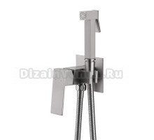 Гигиенический душ Abber Daheim AF8226SP со смесителем, С ВНУТРЕННЕЙ ЧАСТЬЮ, сатин