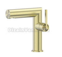 Смеситель для раковины Abber Perfekte 316 AF8A10BG золото брашированное