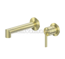 Смеситель для раковины Abber Perfekte 316 AF8A12BG С ВНУТРЕННЕЙ ЧАСТЬЮ, брашированное золото