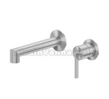 Смеситель для раковины Abber Perfekte 316 AF8A12BST С ВНУТРЕННЕЙ ЧАСТЬЮ, брашированная сталь