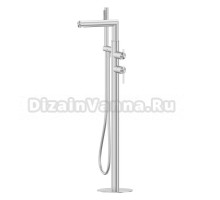 Напольный смеситель для ванны с душем Abber Perfekte 316 AF8A15BST С ВНУТРЕННЕЙ ЧАСТЬЮ, брашированная сталь