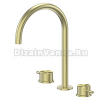 Смеситель для раковины Abber Wasser Kreis 316 AF8108BG-M брашированное золото