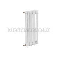 Радиатор стальной трубчатый Теплофорт 200089 2 трубы, 8 секций, боковое проходное подключение, RAL 9016 Gloss