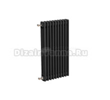 Радиатор стальной трубчатый Теплофорт 200081 3 трубы, 10 секций, боковое проходное подключение, RAL 9005