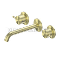 Смеситель для раковины Abber Wasser Kreis 316 AF81123BG-L С ВНУТРЕННЕЙ ЧАСТЬЮ, брашированное золото