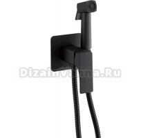 Гигиенический душ BELZ B55709-7 со смесителем, С ВНУТРЕННЕЙ ЧАСТЬЮ, черный