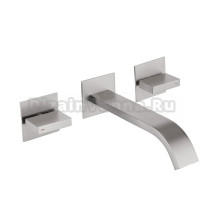 Смеситель для раковины Abber Wasserfall AF8612SP С ВНУТРЕННЕЙ ЧАСТЬЮ, сатин