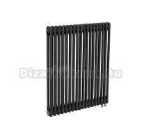 Радиатор стальной трубчатый Теплофорт 200119 2 трубы, 18 секций, нижнее правое подключение, RAL 9005