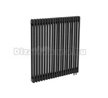 Радиатор стальной трубчатый Теплофорт 200120 2 трубы, 20 секций, нижнее правое подключение, RAL 9005