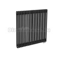 Радиатор стальной трубчатый Теплофорт 200121 2 трубы, 22 секции, нижнее правое подключение, RAL 9005