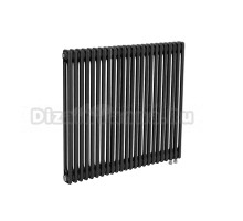 Радиатор стальной трубчатый Теплофорт 200122 2 трубы, 24 секции, нижнее правое подключение, RAL 9005