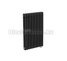 Радиатор стальной трубчатый Теплофорт 200151 3 трубы, 12 секций, нижнее правое подключение, RAL 9005