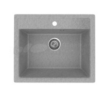 Мойкa ML-GMU04 УЛЬТРА прямоугольная, серый камень, 565*495 мм (глуб. чаши 175)