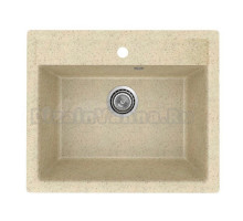 Мойкa ML-GMU04 УЛЬТРА прямоугольная, бежевый камень, 565*495 мм (глуб. чаши 175)