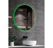 Зеркало круглое Abber Mond AG6204SSmart 77 см, с RGB-подсветкой