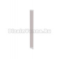 Радиатор стальной трубчатый Теплофорт 200124 вертикальный, 2 трубы, 6 секций, дизайнерский, нижнее правое подключение, RAL 9016 Gloss