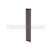 Радиатор стальной трубчатый Теплофорт 200131 вертикальный, 2 трубы, 10 секций, дизайнерский, нижнее правое подключение, RAL 9005