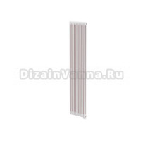 Радиатор стальной трубчатый Теплофорт 200127 вертикальный, 2 трубы, 12 секций, дизайнерский, нижнее правое подключение, RAL 9016 Gloss
