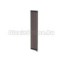 Радиатор стальной трубчатый Теплофорт 200132 вертикальный, 2 трубы, 12 секций, дизайнерский, нижнее правое подключение, RAL 9005