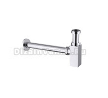 Сифон для раковины Abber AF0031 32 мм, бутылочный, глянцевый хром