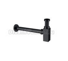 Сифон для раковины Abber AF0031B 32 мм, бутылочный, матовый черный