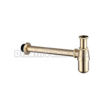 Сифон для раковины Abber AF0032G 32 мм, бутылочный, матовое золото