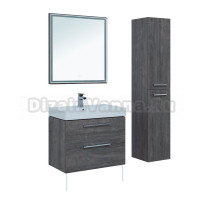 Мебель для ванной комнаты Aquanet Nova 75 дуб рошелье, ручки матовый хром