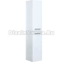 Шкаф-пенал для ванной Aquanet Nova 35 белый, ручки хром