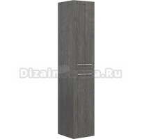 Шкаф-пенал для ванной Aquanet Nova 35 дуб рошелье, ручки хром