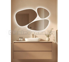 Зеркало Abber Teil AG6503S 110х111 см, с подсветкой